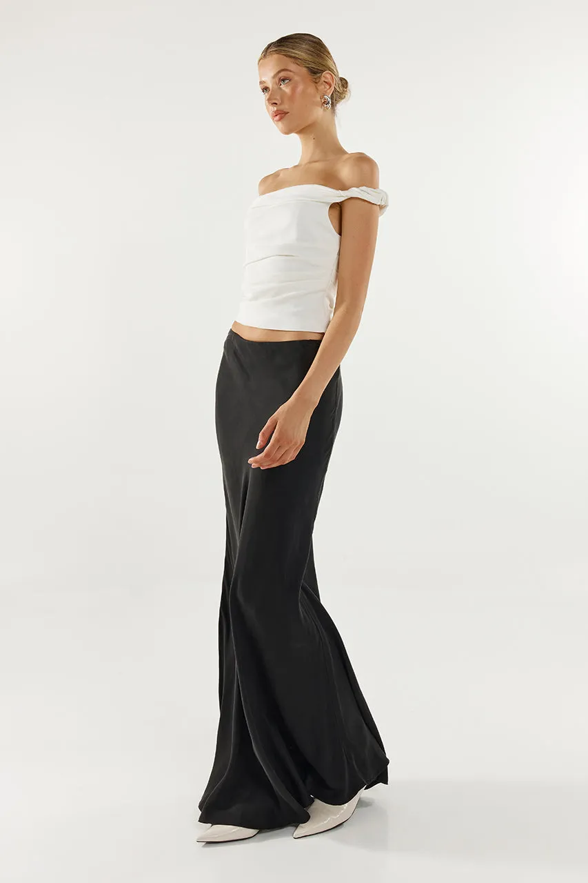 Rheia Maxi Skirt | Black sold by Madison product image thumbnail 3