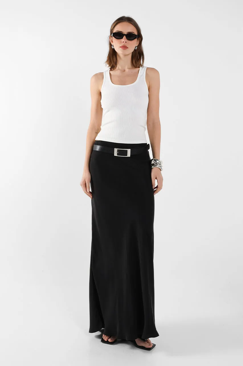 Rheia Maxi Skirt | Black sold by Madison product image thumbnail 2