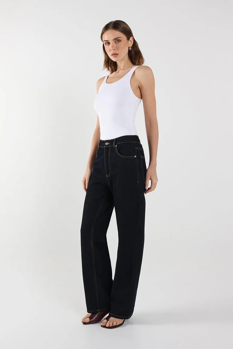 Elina Jeans | Indigo sold by Madison product image thumbnail 2