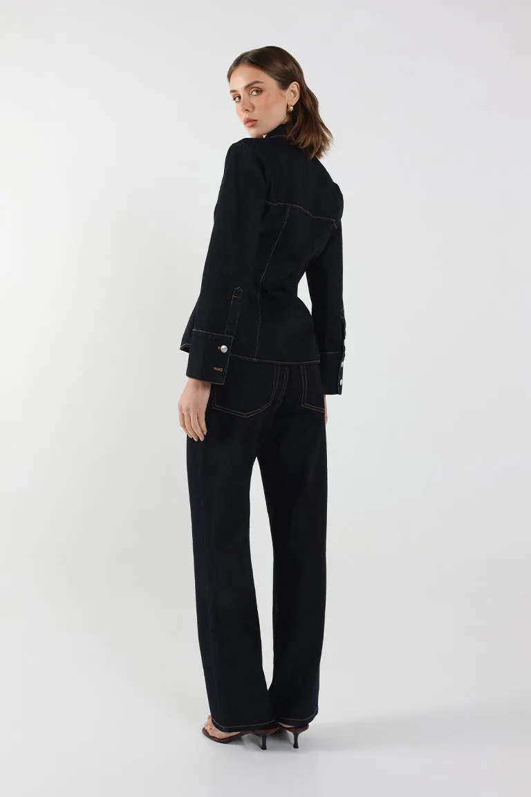 Bec Denim Shirt | Indigo sold by Madison product image thumbnail 3