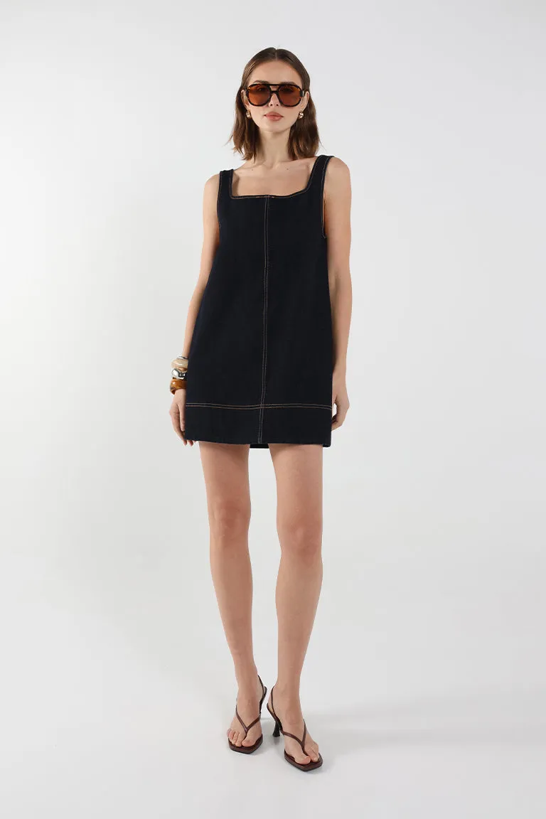 Linda Mini Dress | Indigo sold by Madison product image thumbnail 4