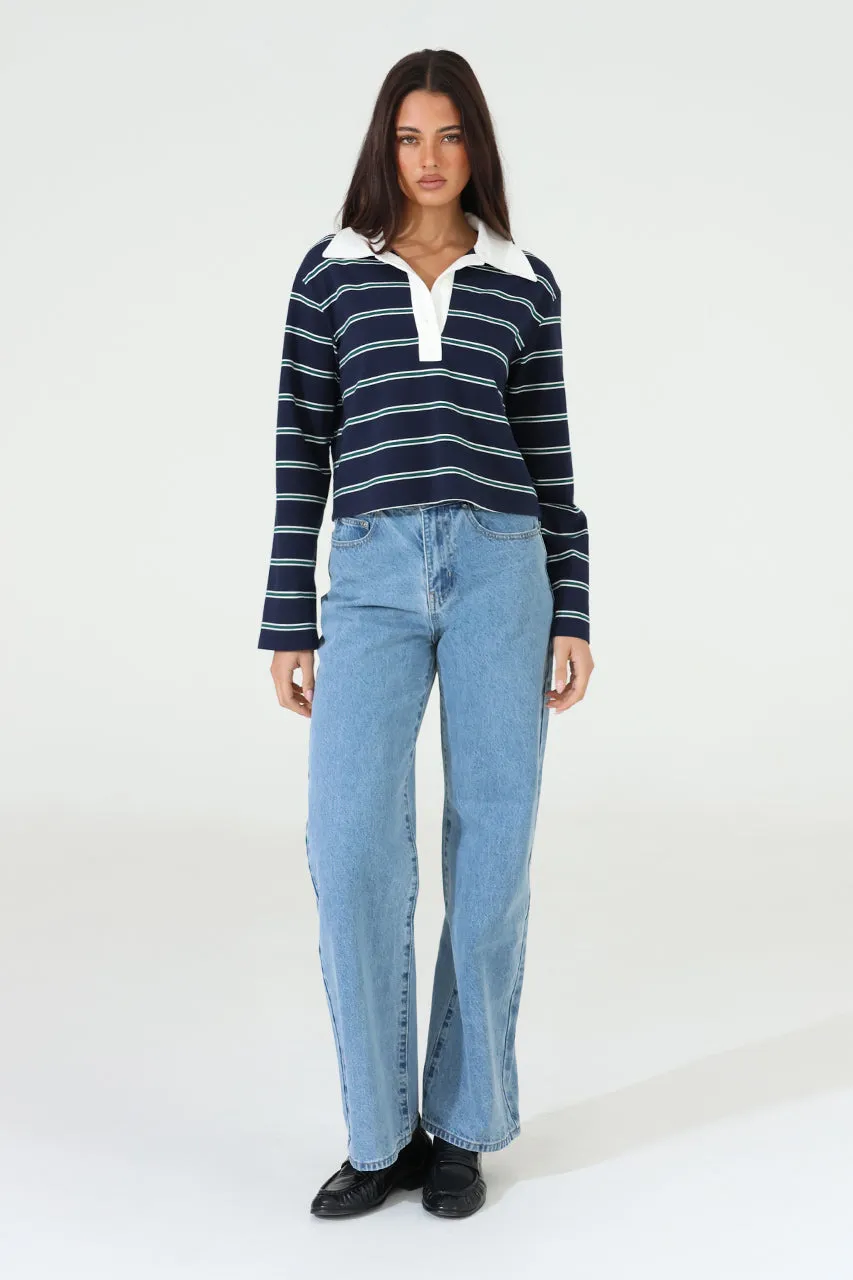 Ryland Rugby Top | Stripe sold by Madison product image thumbnail 2