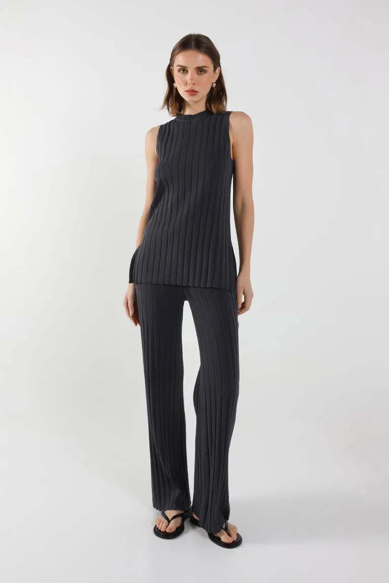 Sweeney Knit Tank - Slate sold by Madison product image thumbnail 4