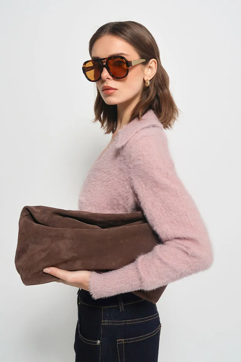 Lucy Knit Cardigan | Dusty Pink sold by Madison product image thumbnail 2