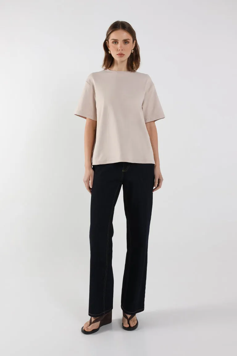 Boyfriend T-Shirt | Oat sold by Madison product image thumbnail 5