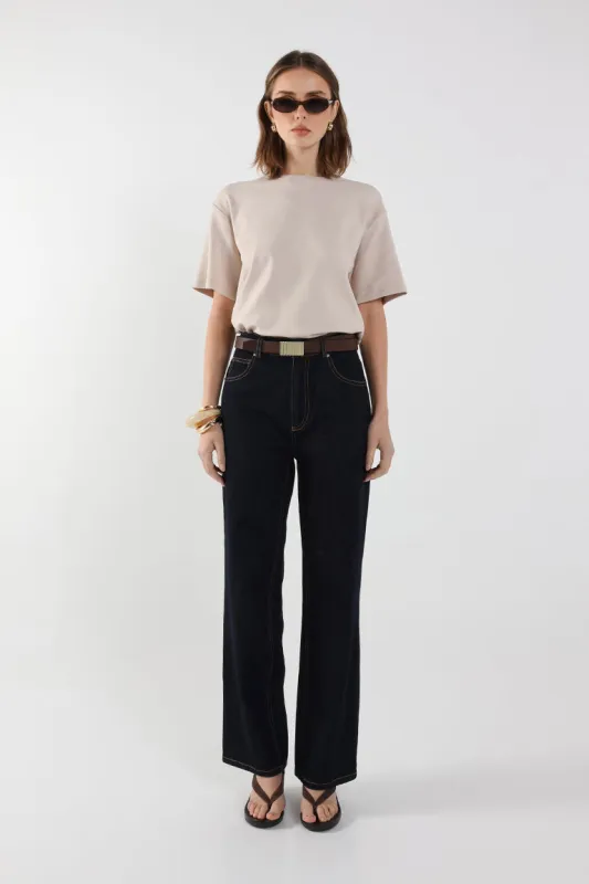 Boyfriend T-Shirt | Oat sold by Madison