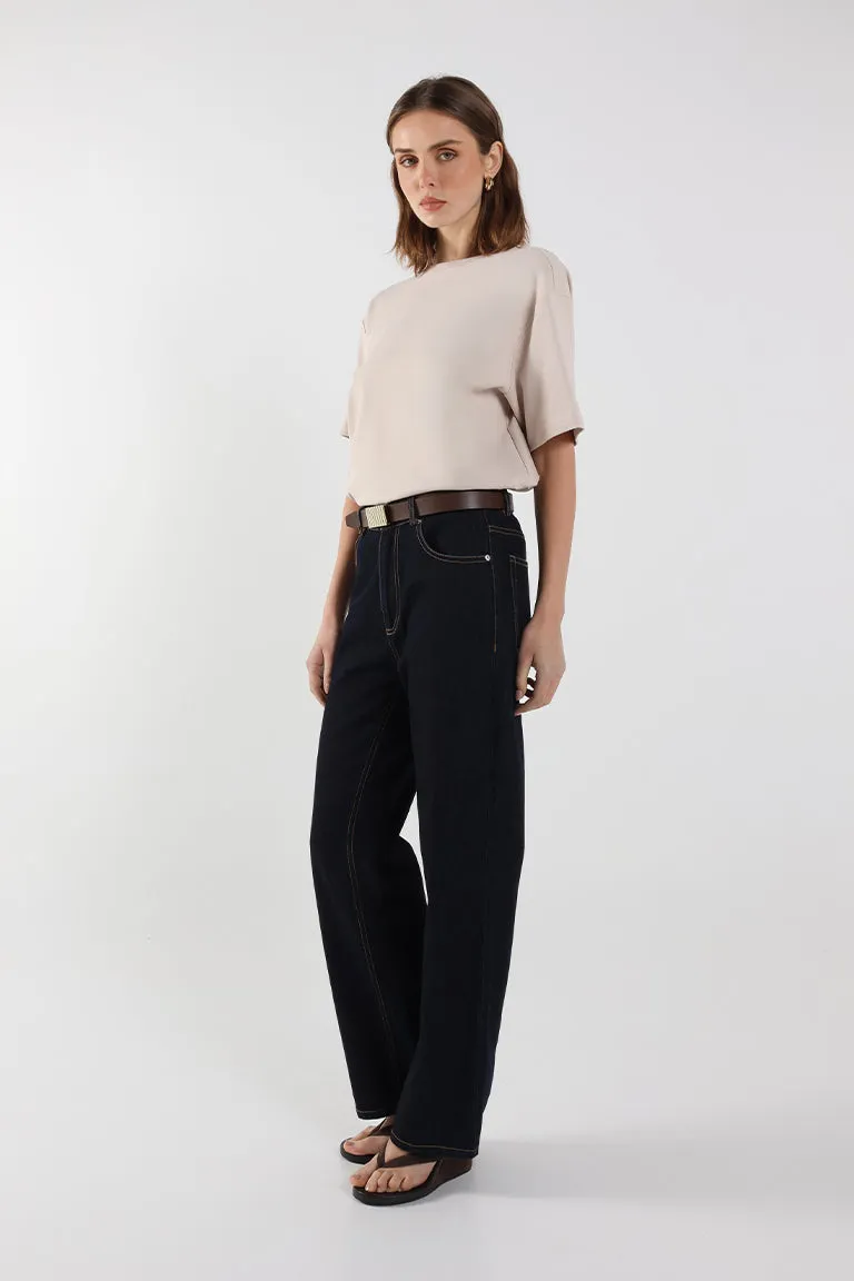 Boyfriend T-Shirt | Oat sold by Madison product image thumbnail 3