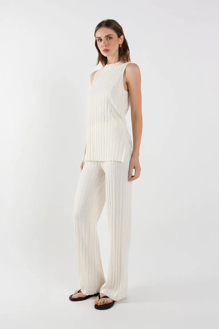 Sweeney Knit Tank - Cream sold by Madison product image thumbnail 2