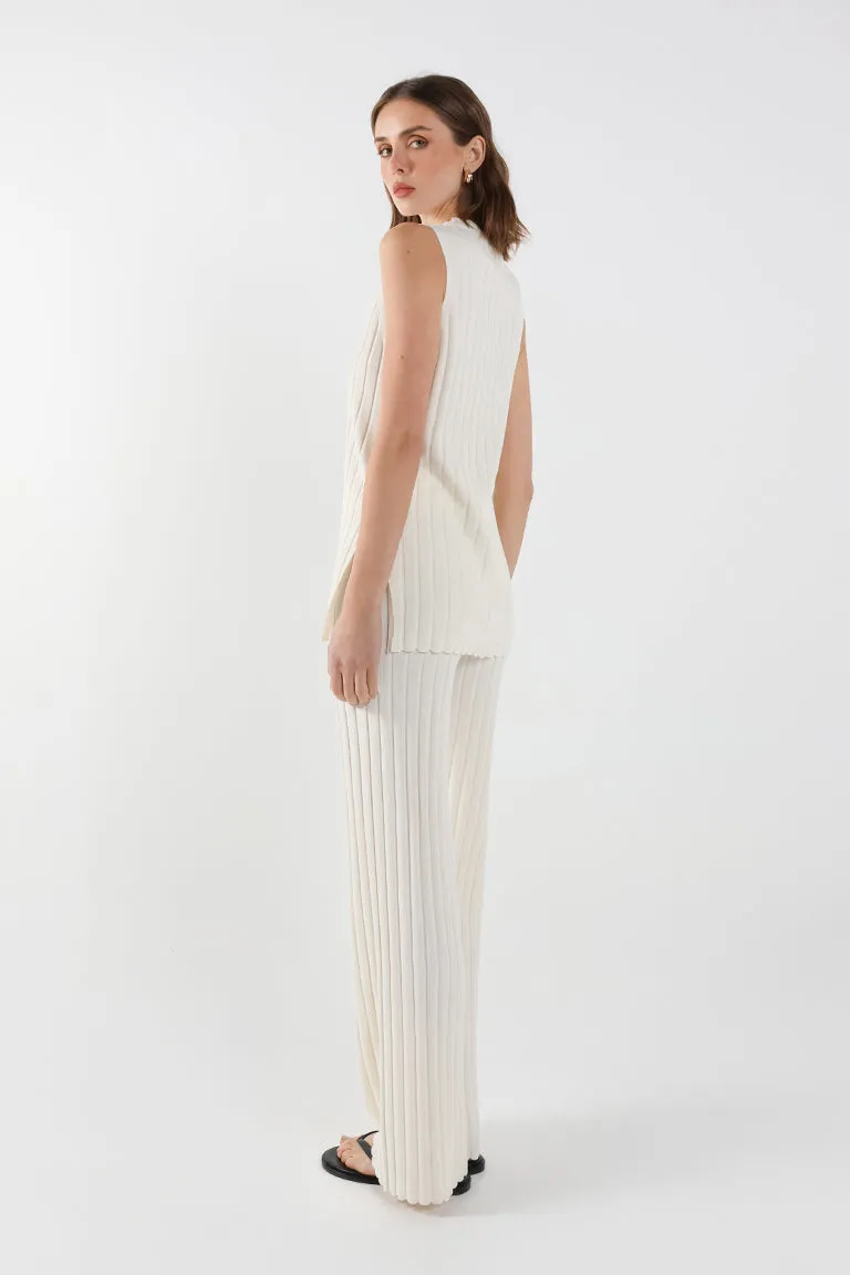 Sweeney Knit Tank - Cream sold by Madison product image thumbnail 3