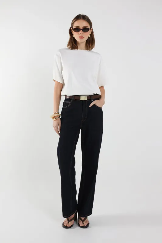 Boyfriend T-Shirt | White sold by Madison