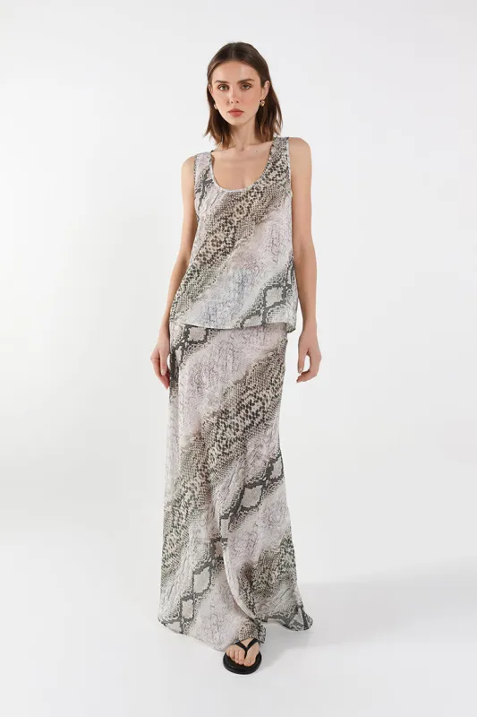 Josette Tank Top | Snake sold by Madison