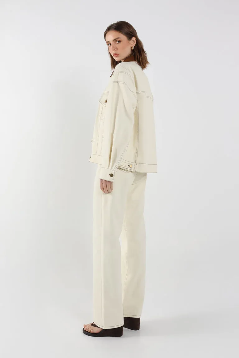 Cedar Jacket | Cream sold by Madison product image thumbnail 5