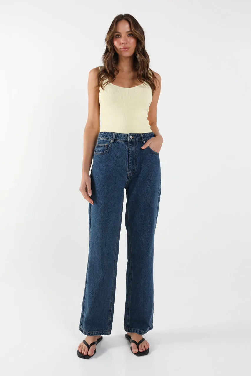 Elina Jeans | Mid Blue sold by Madison product image thumbnail 4