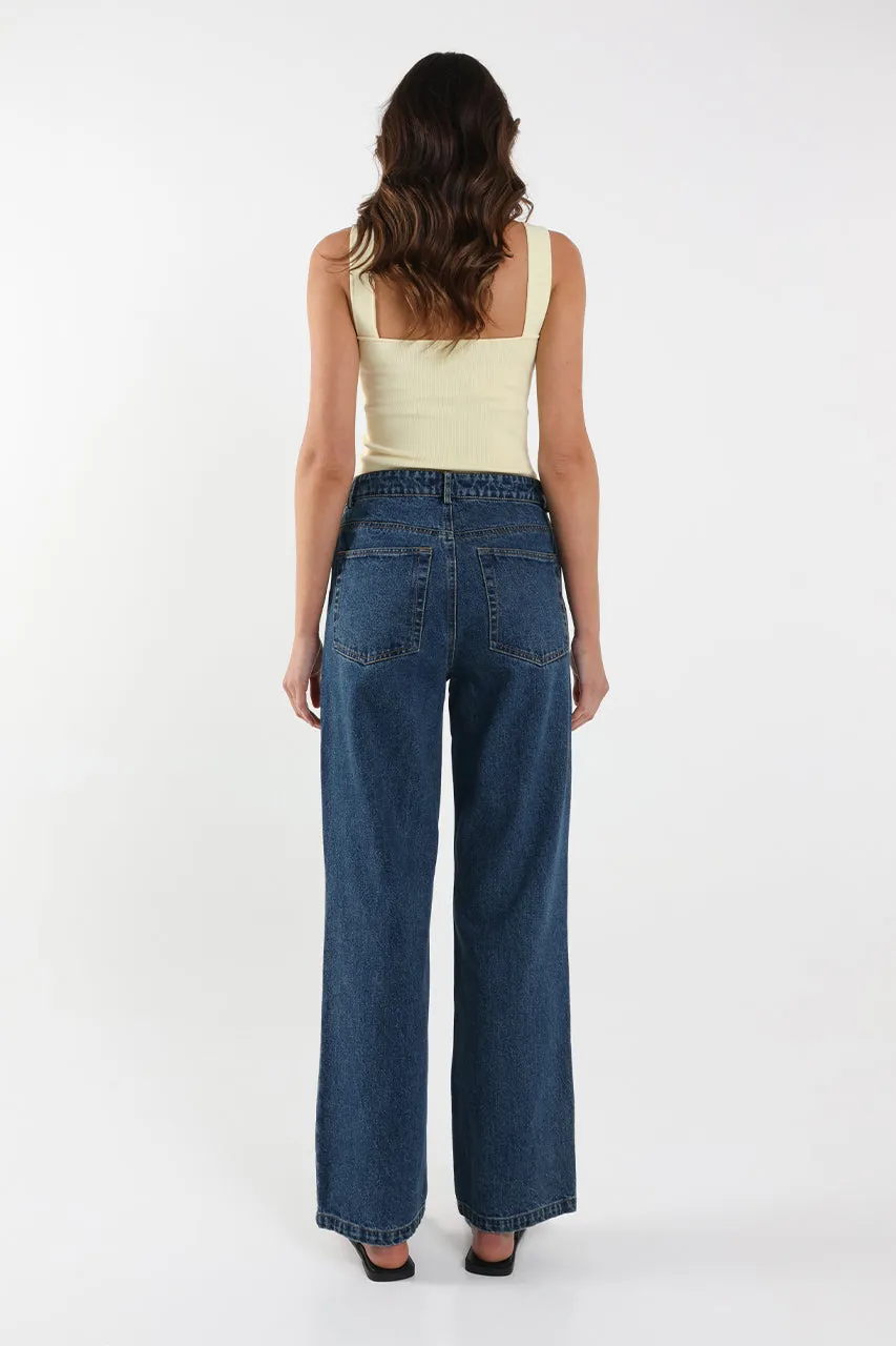 Elina Jeans | Mid Blue sold by Madison product image thumbnail 3
