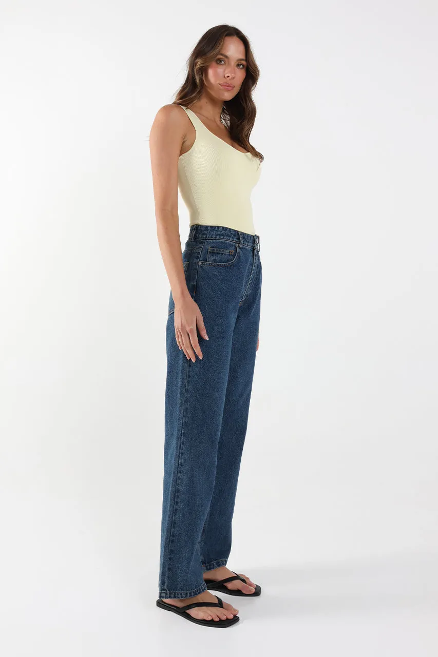 Elina Jeans | Mid Blue sold by Madison product image thumbnail 2