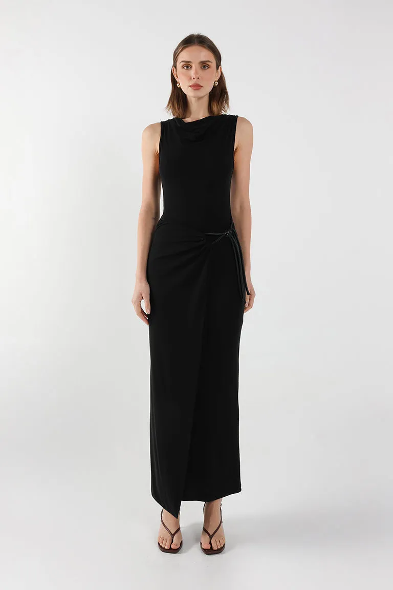 Evelina Maxi Dress | Black sold by Madison product image thumbnail 4
