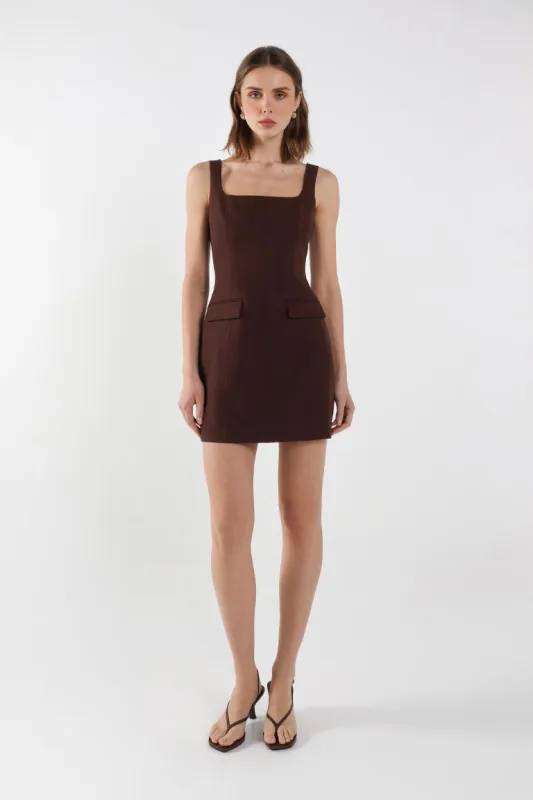 Matisse Mini Dress | Choc sold by Madison