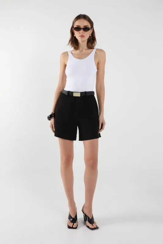 Wyn Bermuda Shorts | Black sold by Madison