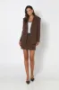 Collins Blazer | Choc sold by Madison