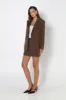 Collins Blazer | Choc sold by Madison