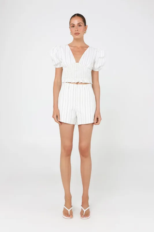 Robyn Shorts | White sold by Madison