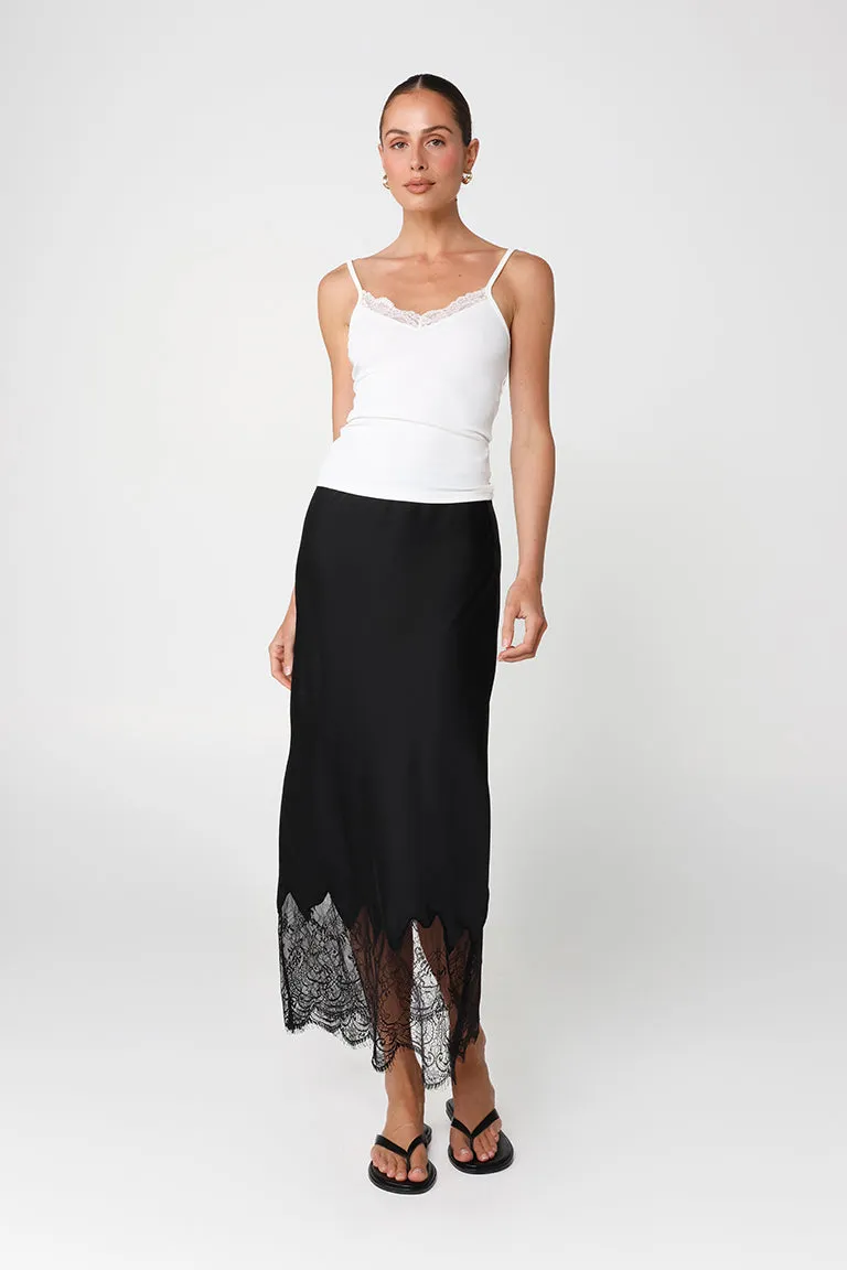 Luella Maxi Skirt | Black sold by Madison
