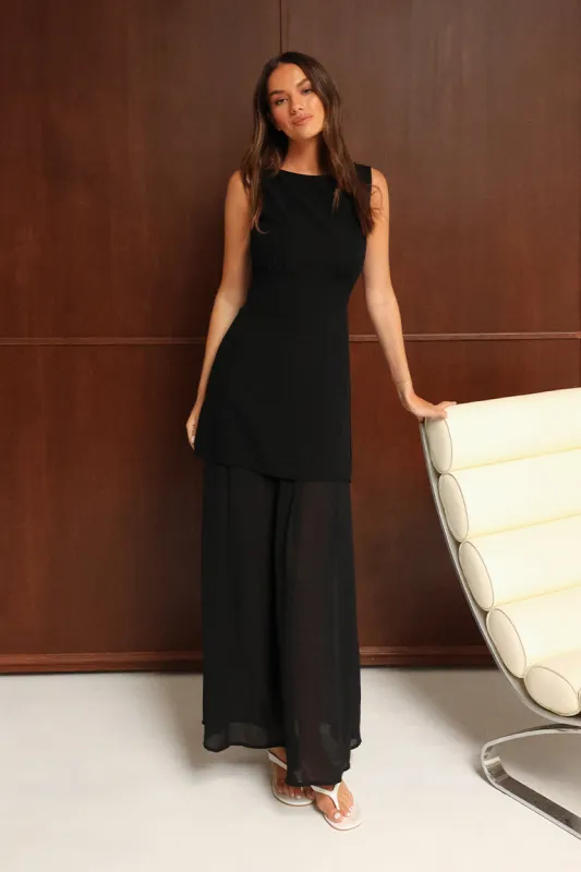 Willa Maxi Dress | Black sold by Madison