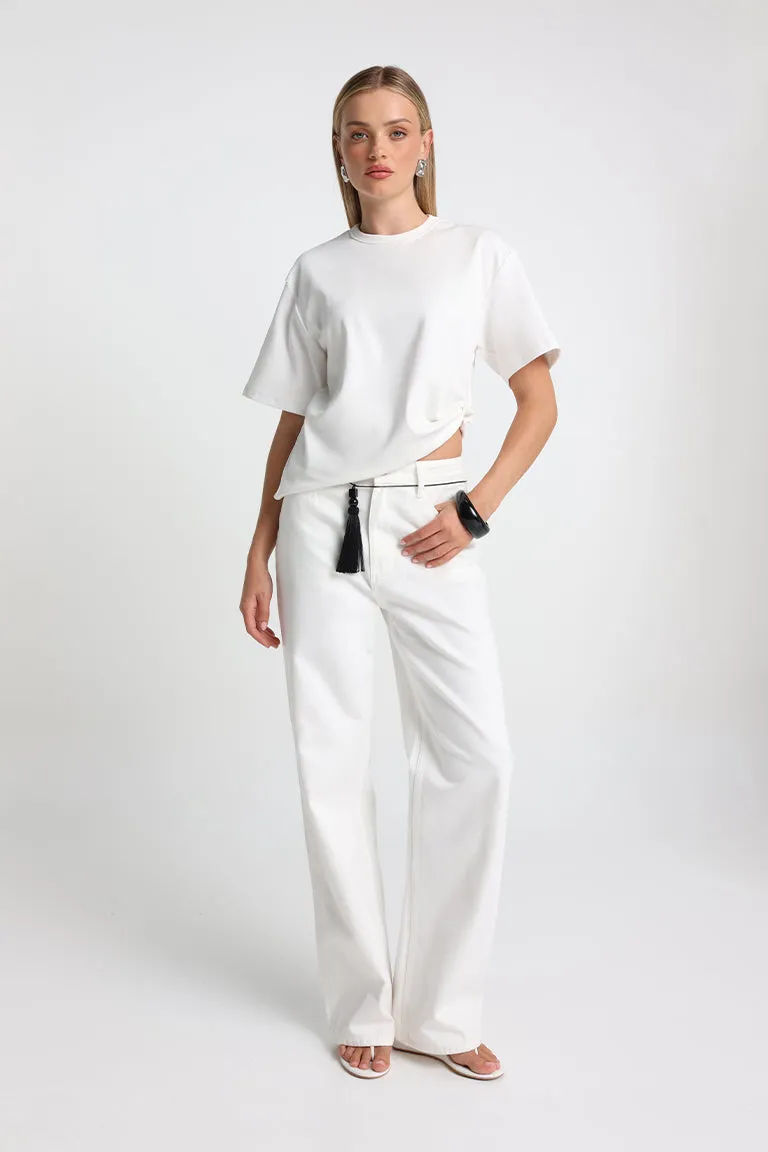 Oriana Tee | White sold by Madison product image thumbnail 4