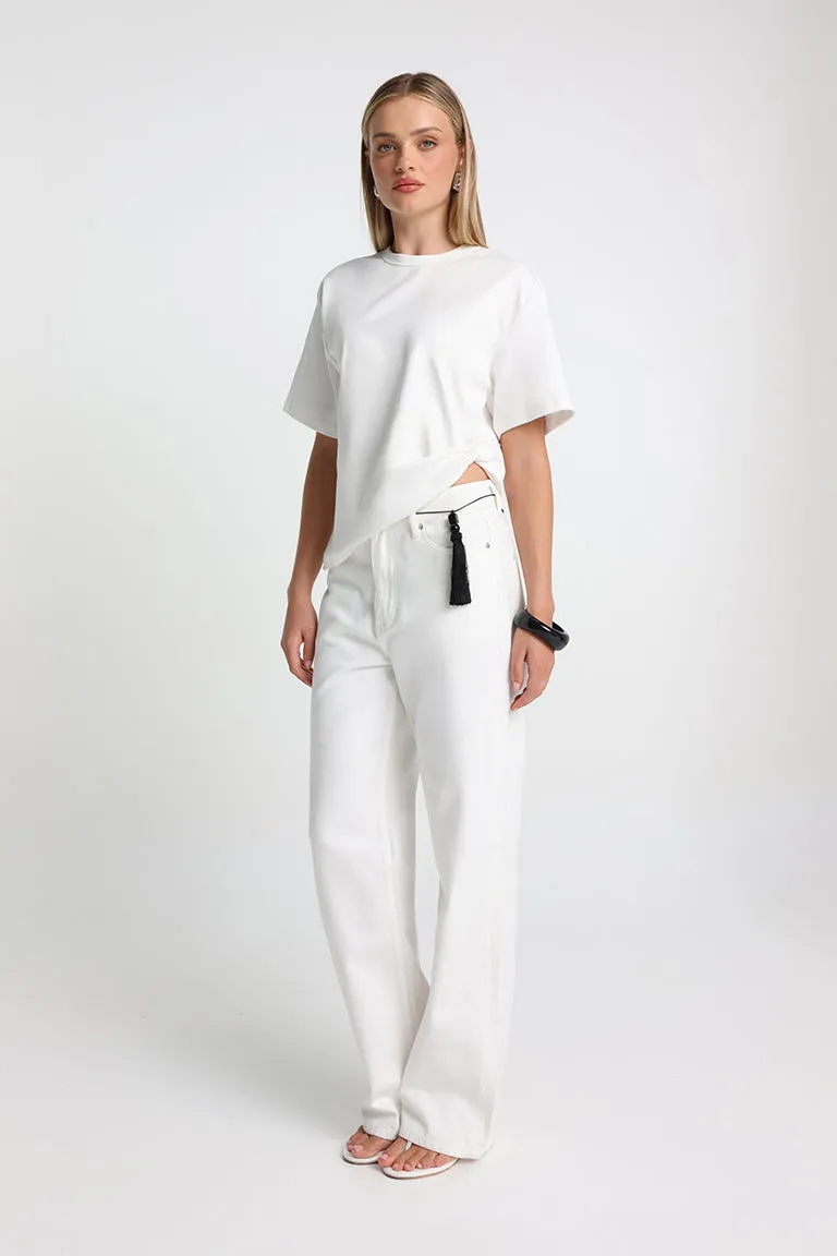 Oriana Tee | White sold by Madison product image thumbnail 2