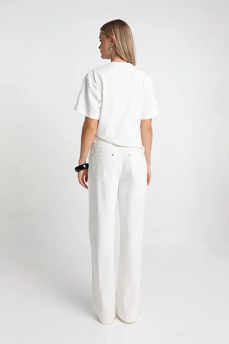 Oriana Tee | White sold by Madison product image thumbnail 3