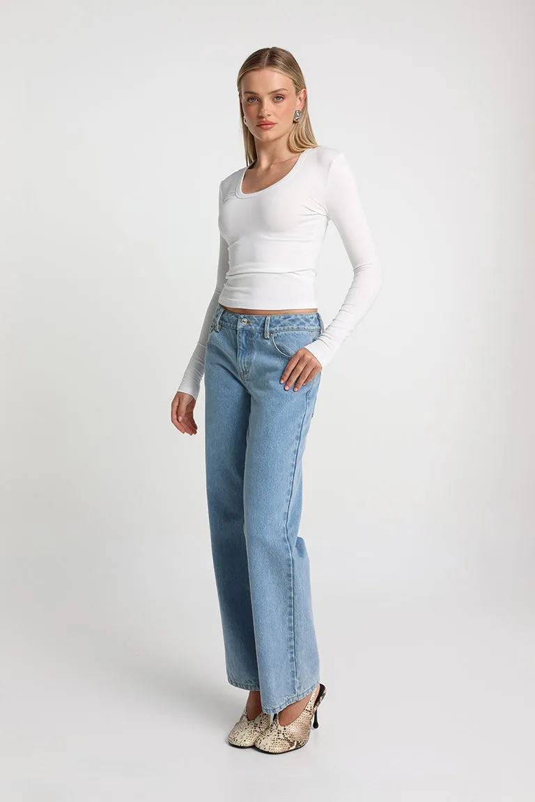 Malani Top | White sold by Madison product image thumbnail 2