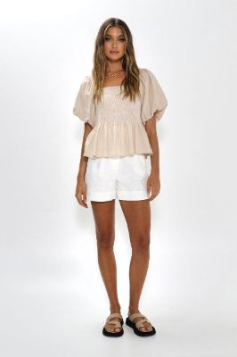 Aster Top | Tan sold by Madison