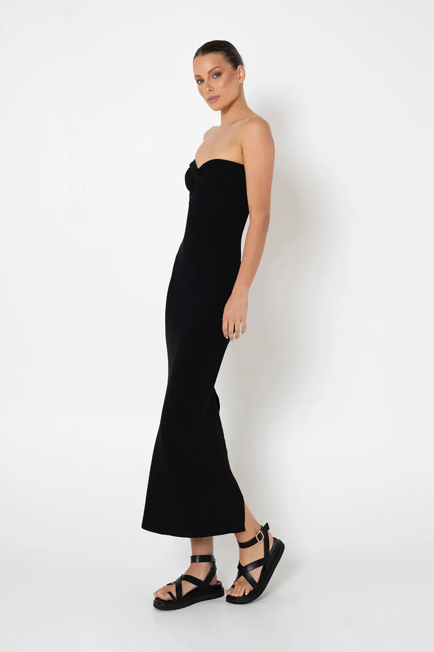 Mae Knit Midi Dress | Black sold by Madison product image thumbnail 3