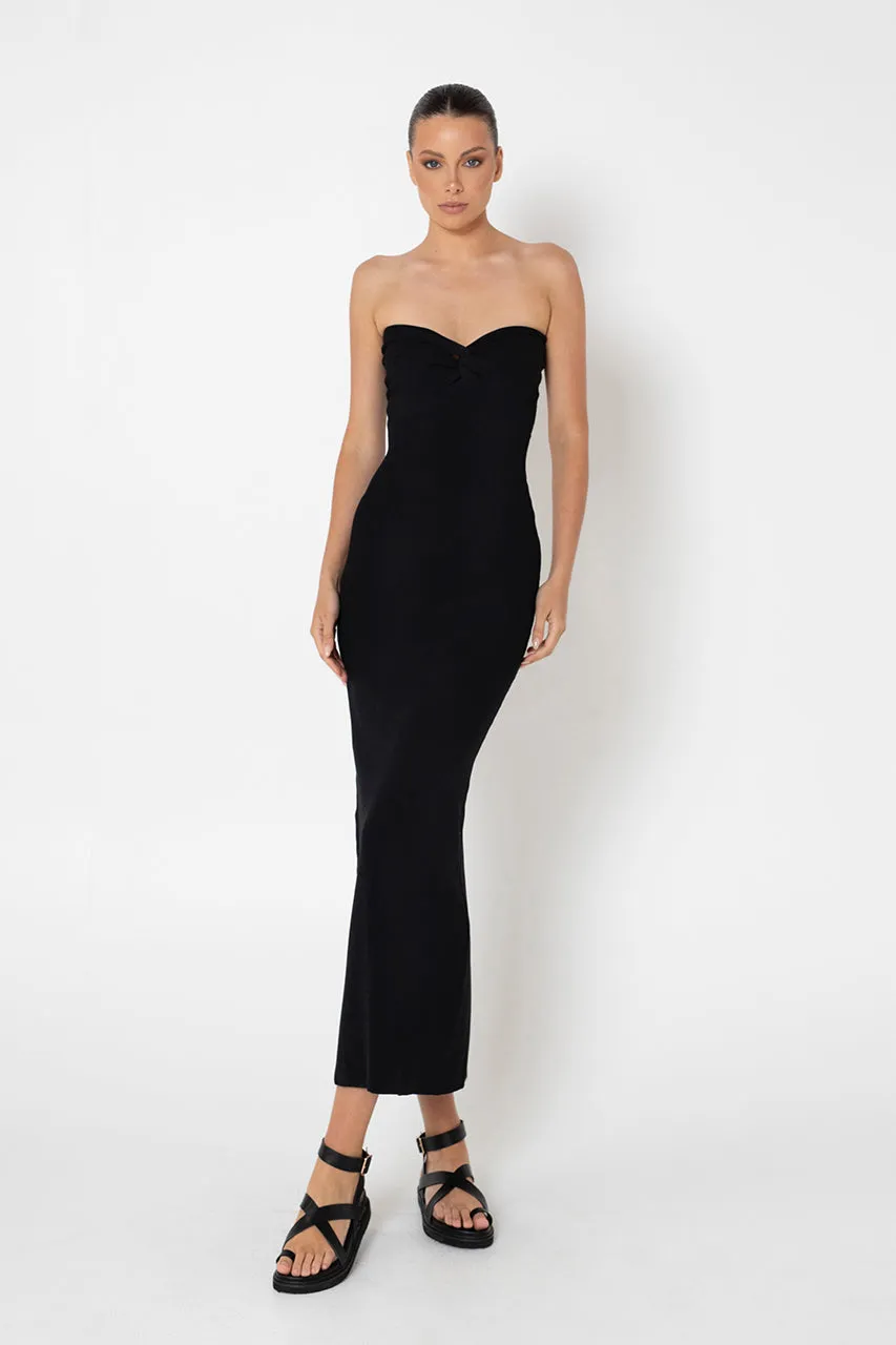 Mae Knit Midi Dress | Black sold by Madison product image thumbnail 5