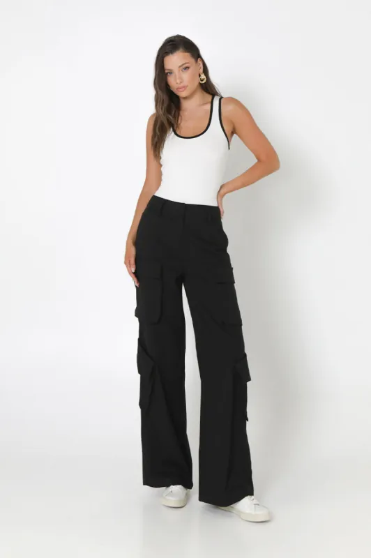 Blane Cargo Pants | Black sold by Madison
