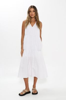 Mahli Maxi Dress | White sold by Madison