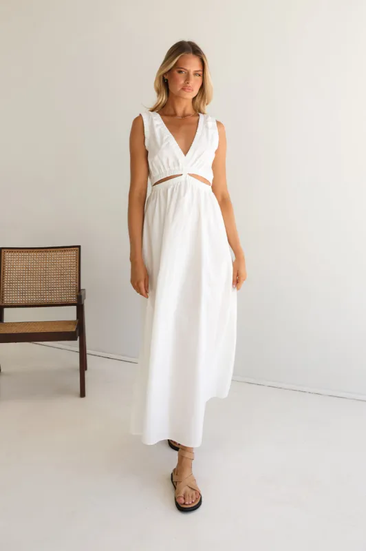 Arlo Maxi Dress | White sold by Madison