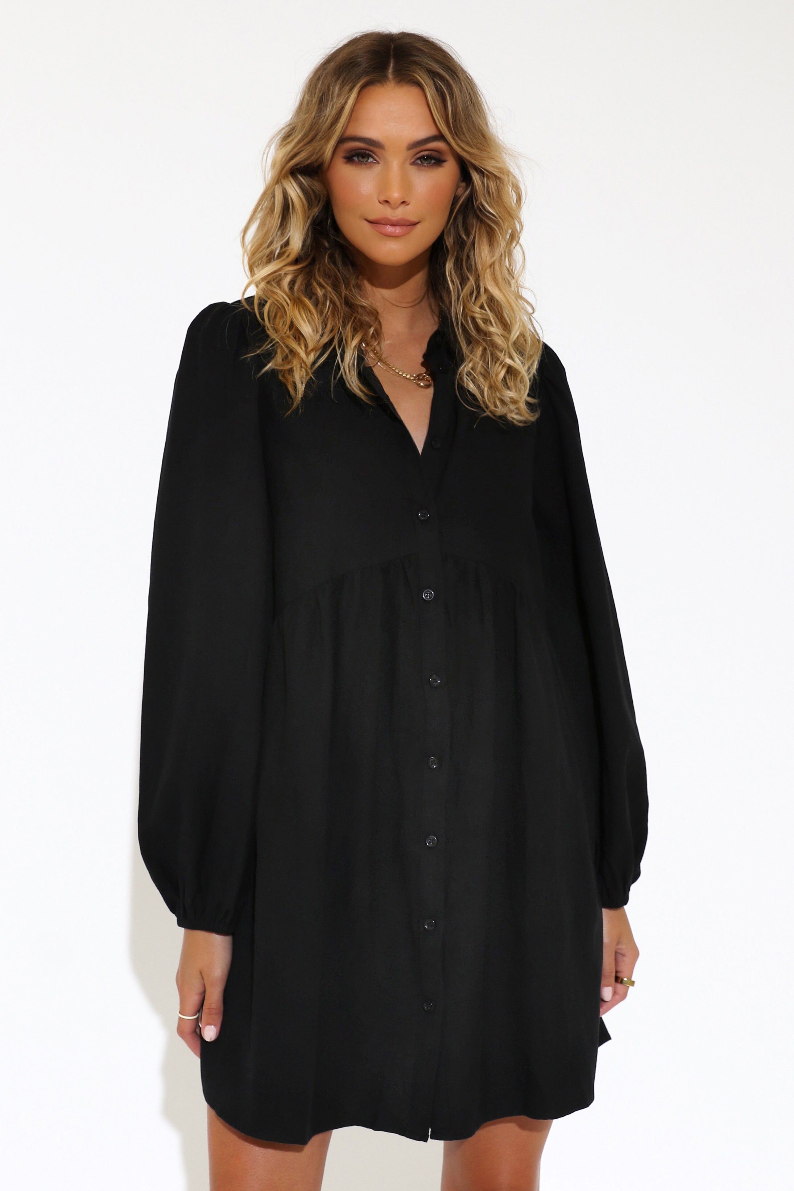 Rosetta Mini Dress | Black sold by Madison product image thumbnail 3