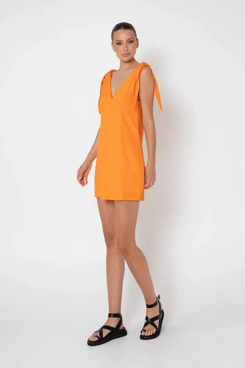 Daniella Dress | Orange sold by Madison product image thumbnail 3