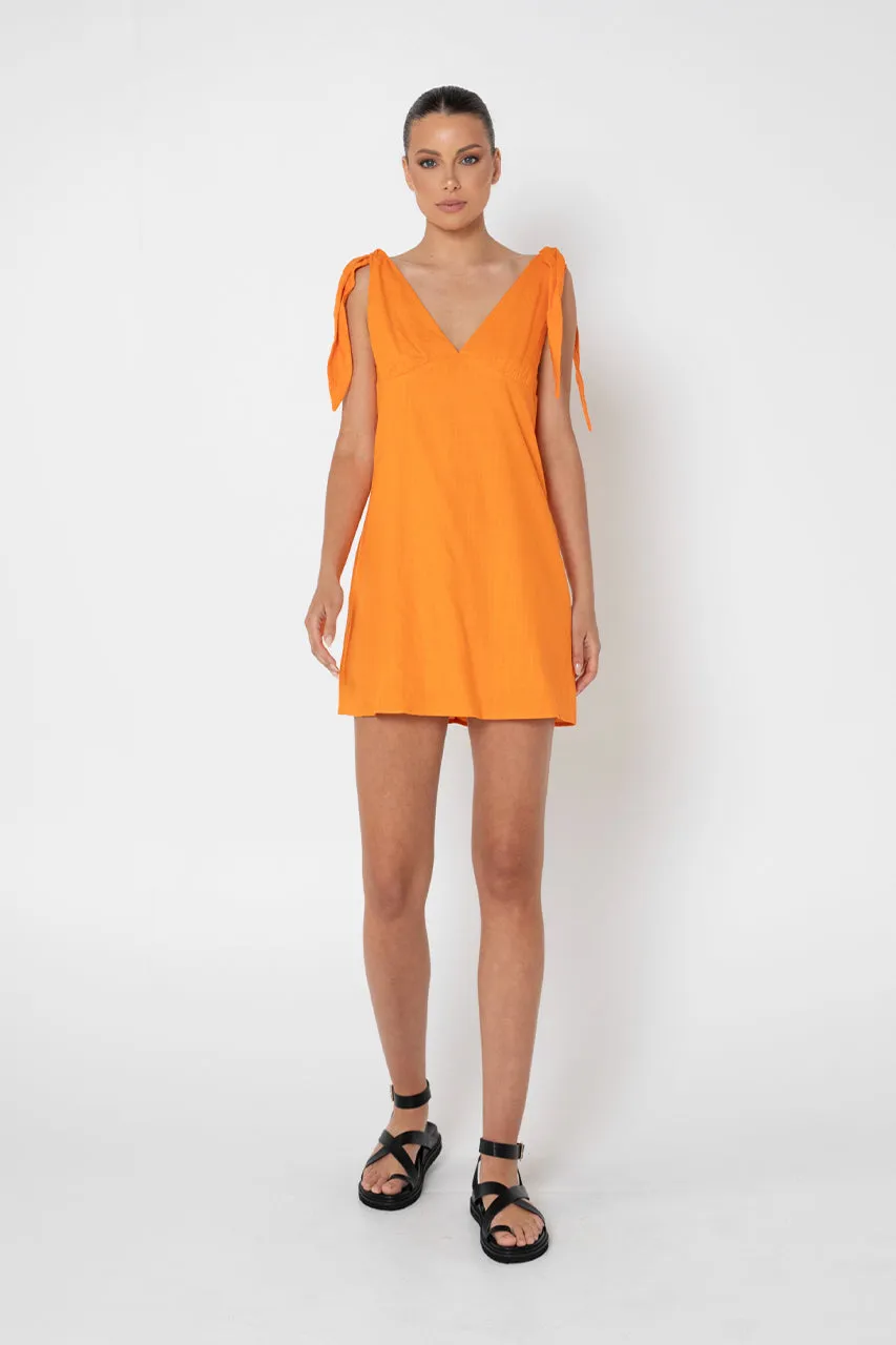 Daniella Dress | Orange sold by Madison product image thumbnail 5