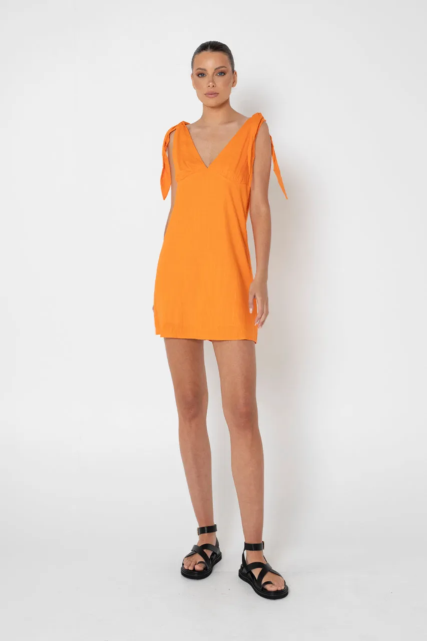 Daniella Dress | Orange sold by Madison product image thumbnail 2