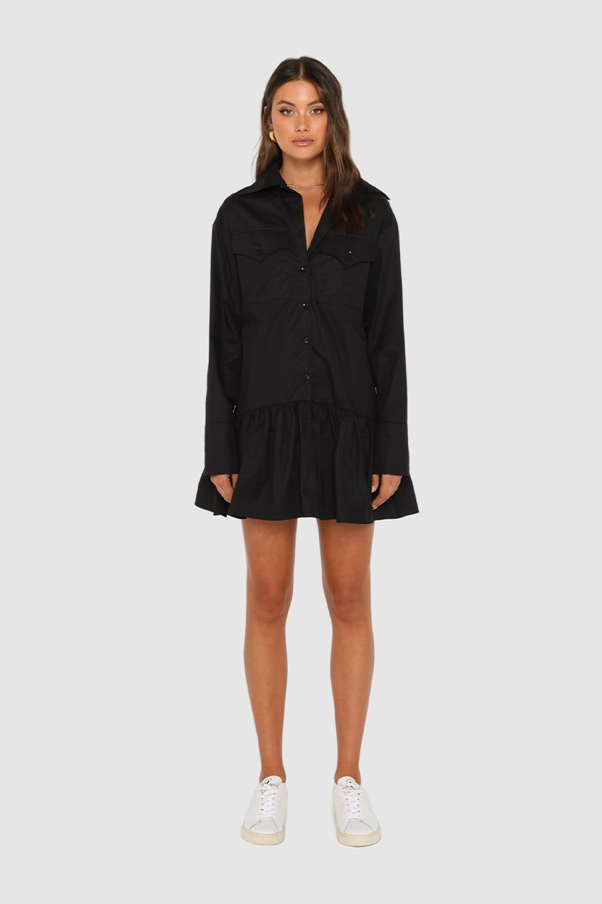 Kenna Mini Dress | Black sold by Madison