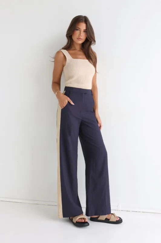 Nadene Pants | Navy sold by Madison
