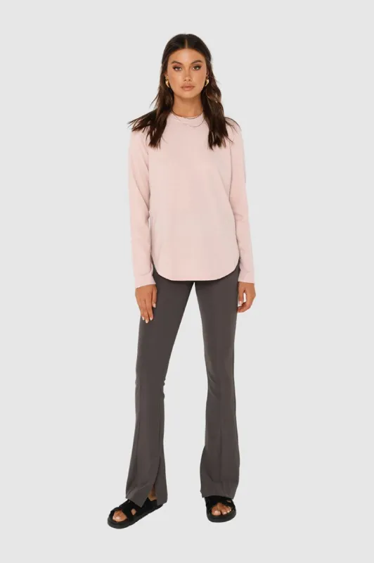 Iris Knit Top | Dusty Pink sold by Madison