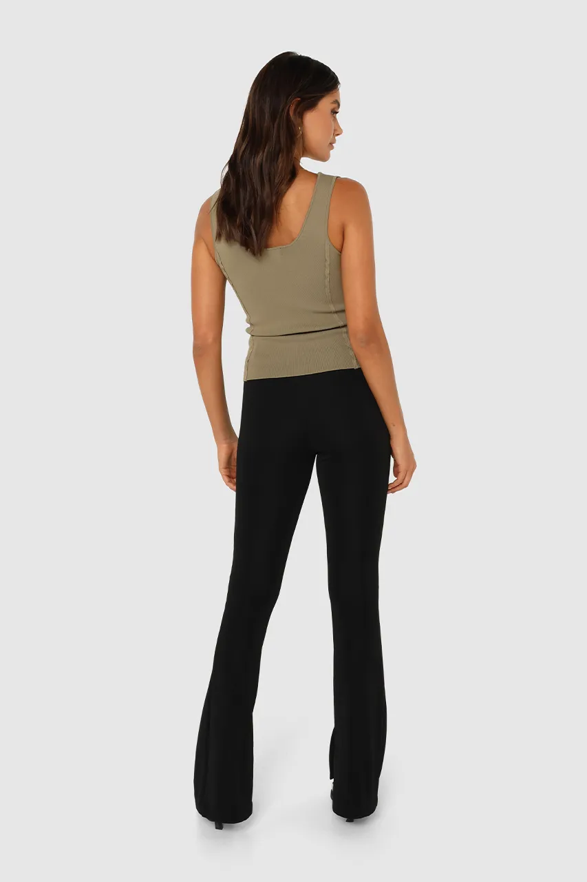 Karla Knit Top | Sage sold by Madison product image thumbnail 5