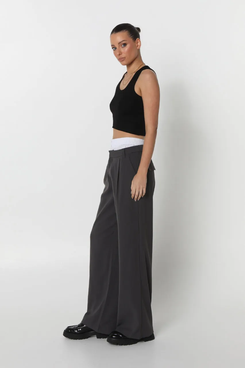Amy Pants | Charcoal sold by Madison product image thumbnail 4