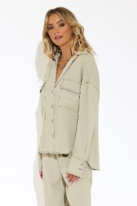 Maha Shirt | Olive sold by Madison