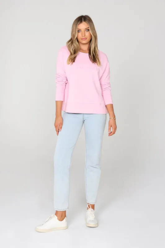 Logo Sweatshirt | Pink sold by Madison