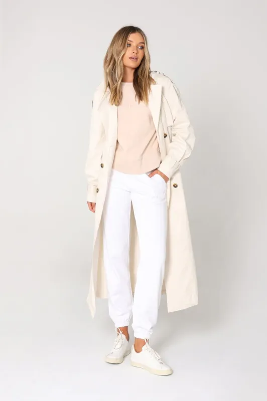 Logo Sweatshirt | Dusty Pink sold by Madison