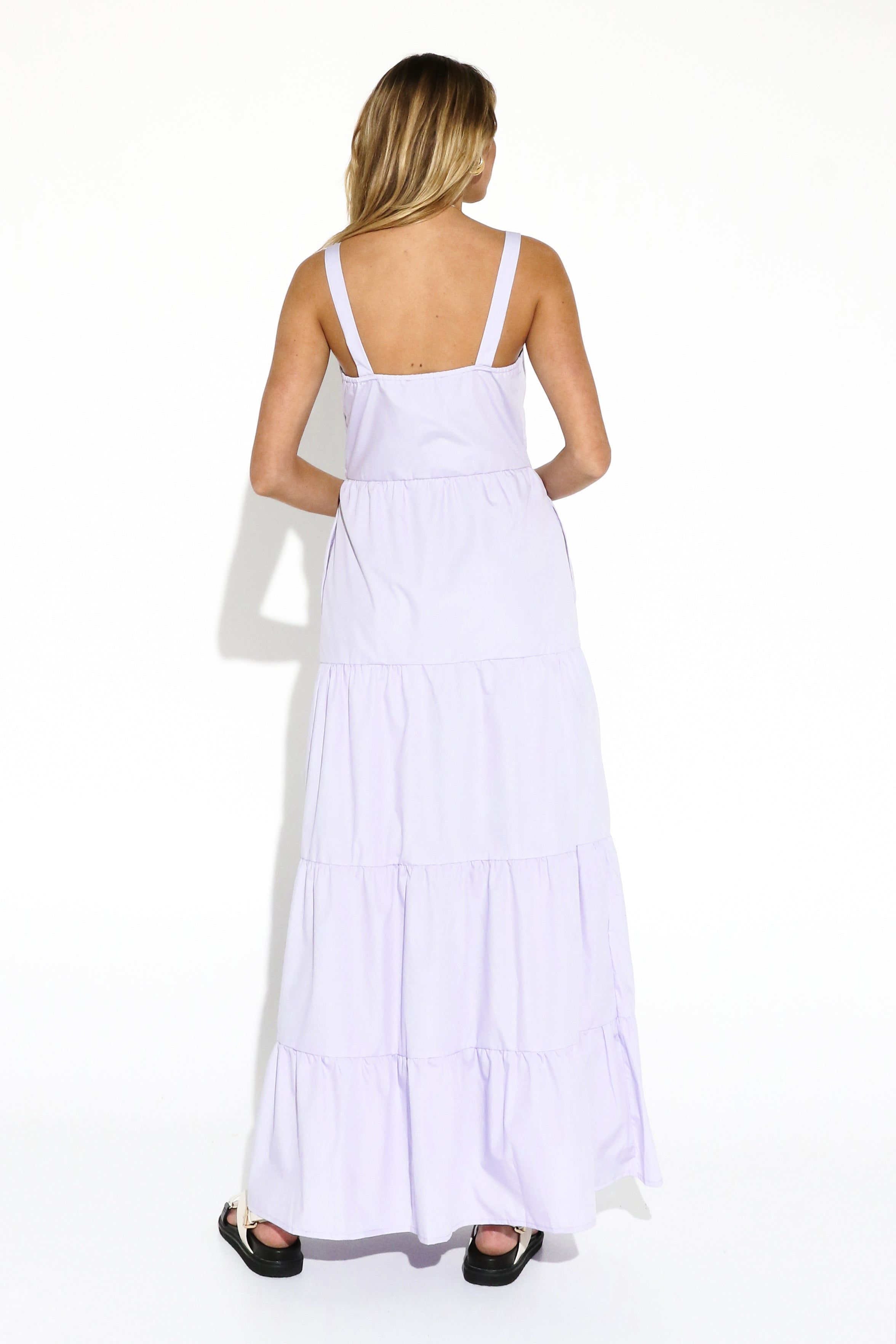 Antonia Maxi Dress | Lilac sold by Madison product image thumbnail 4
